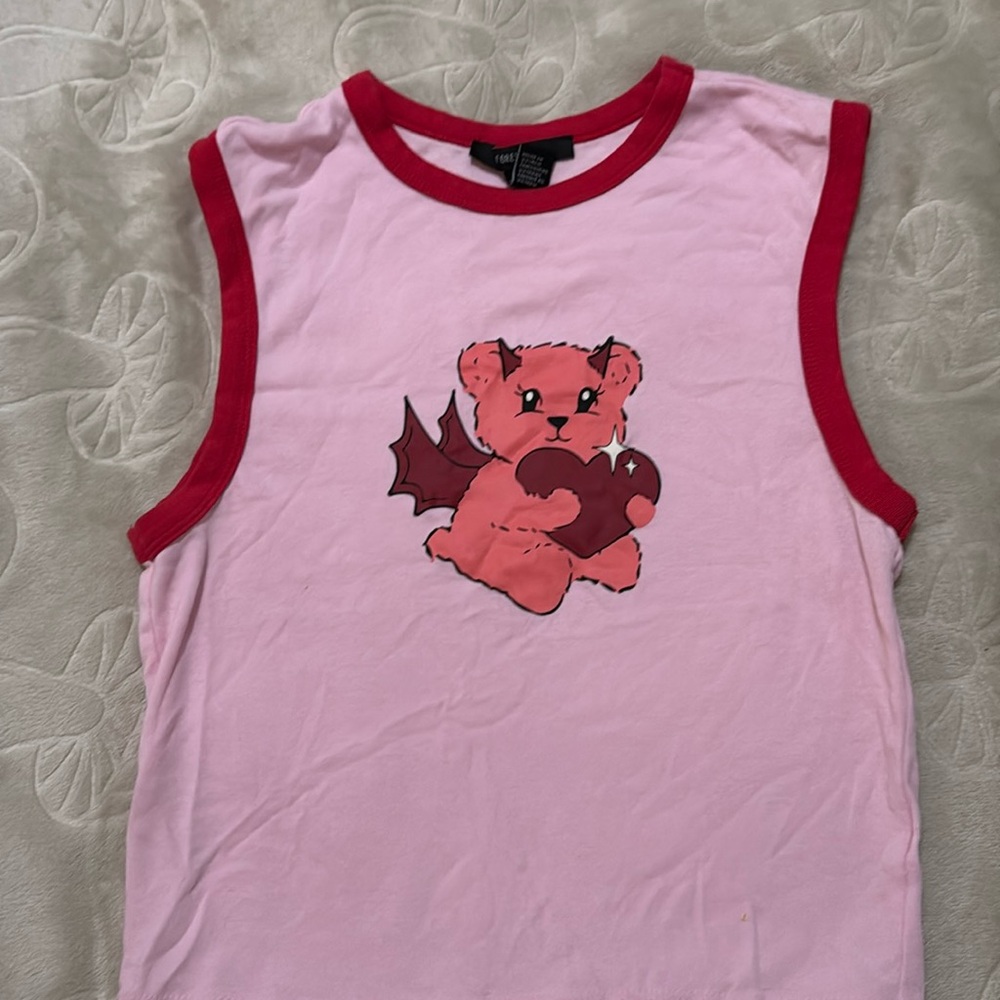Pink bear shirt(great for valentines)
